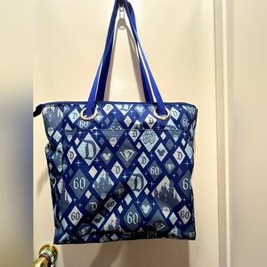 Disneyland 60th Diamond Anniversary zip-up tote bag. Never used. excellent condi